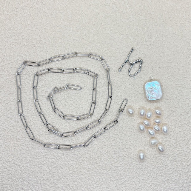 天然パール 2WAYロングネックレス