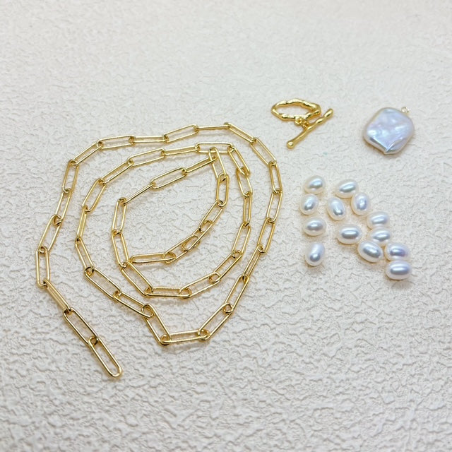 天然パール 2WAYロングネックレス